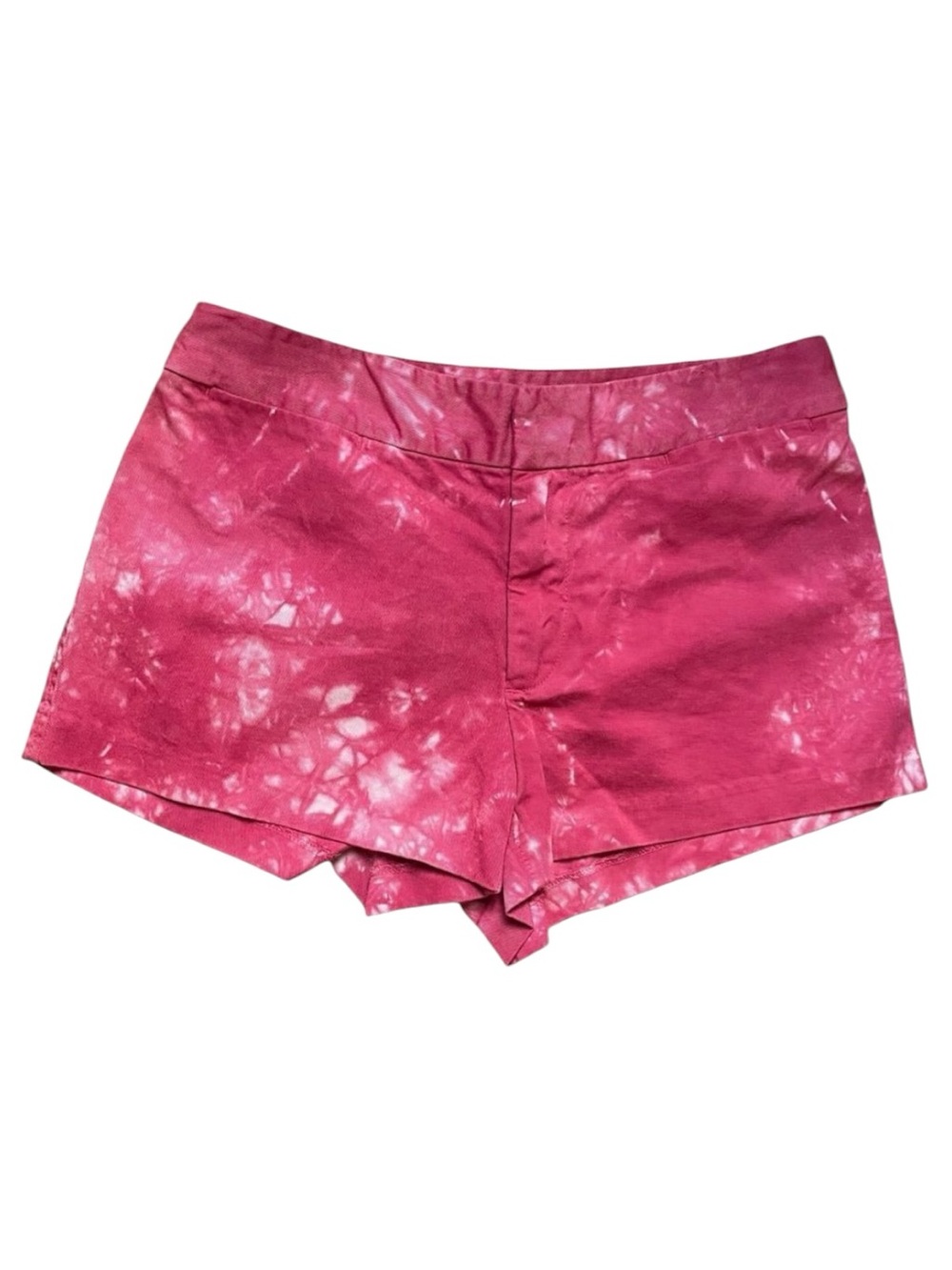 J. Crew Shorts Red Tie Dye Shorts High Waist